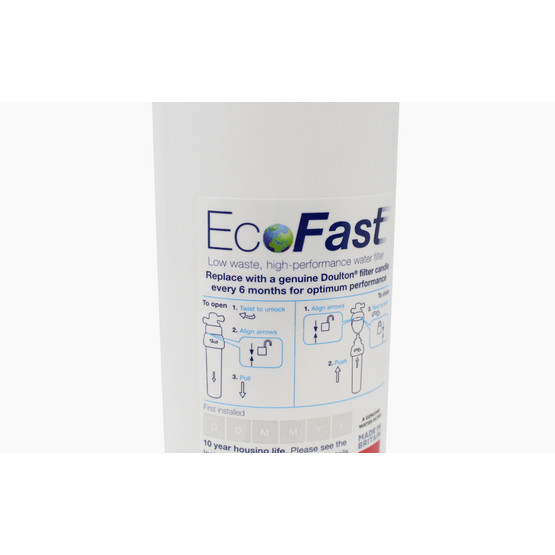 Doulton EcoFast beépíthető ólomszűrő víztisztító BioTect Ultra szűrőbetéttel - Csaptelep és bekötő szett nélkül